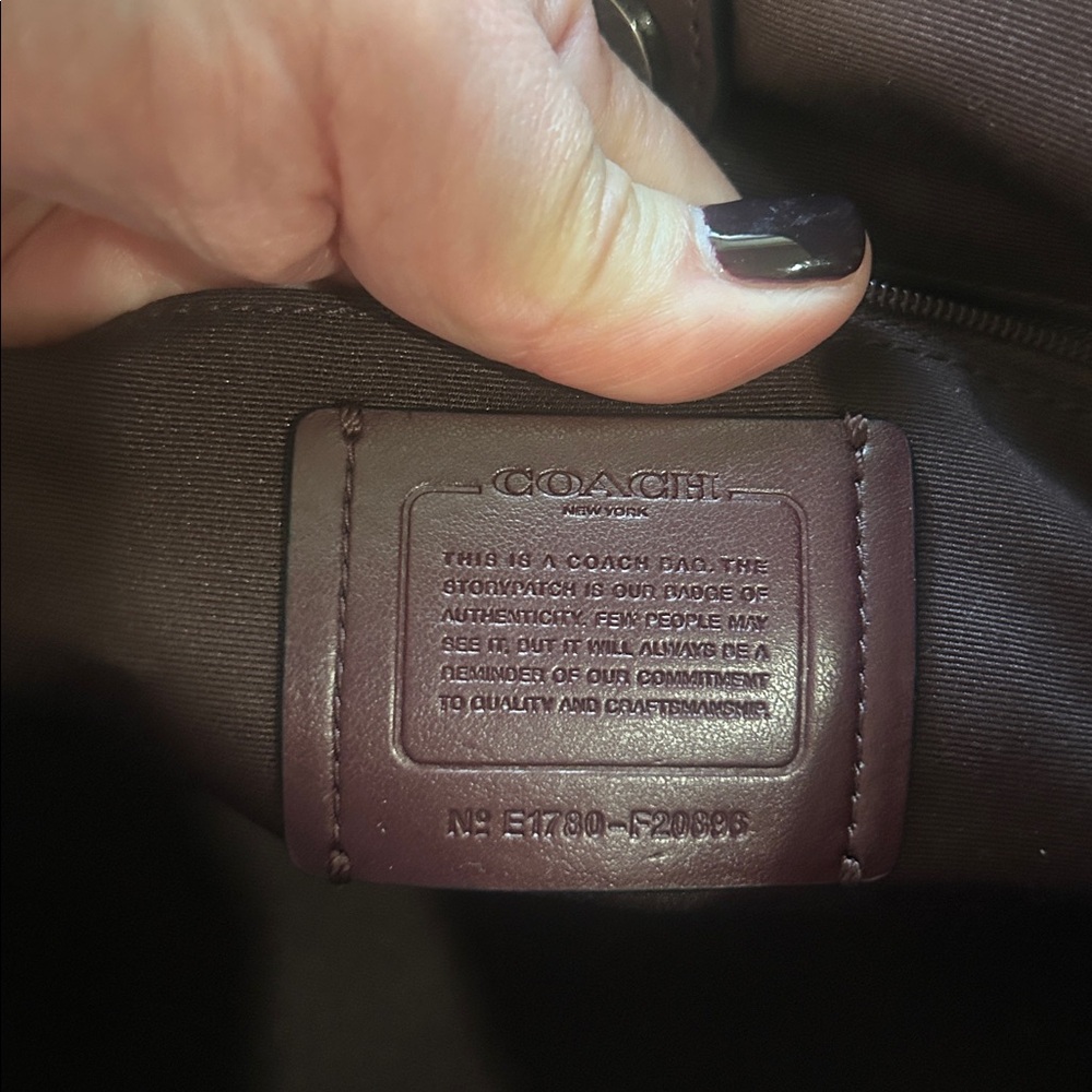 Coach Crosby Carryall* Oxblood and Exotic Leather Trim - Picture 16 of 16